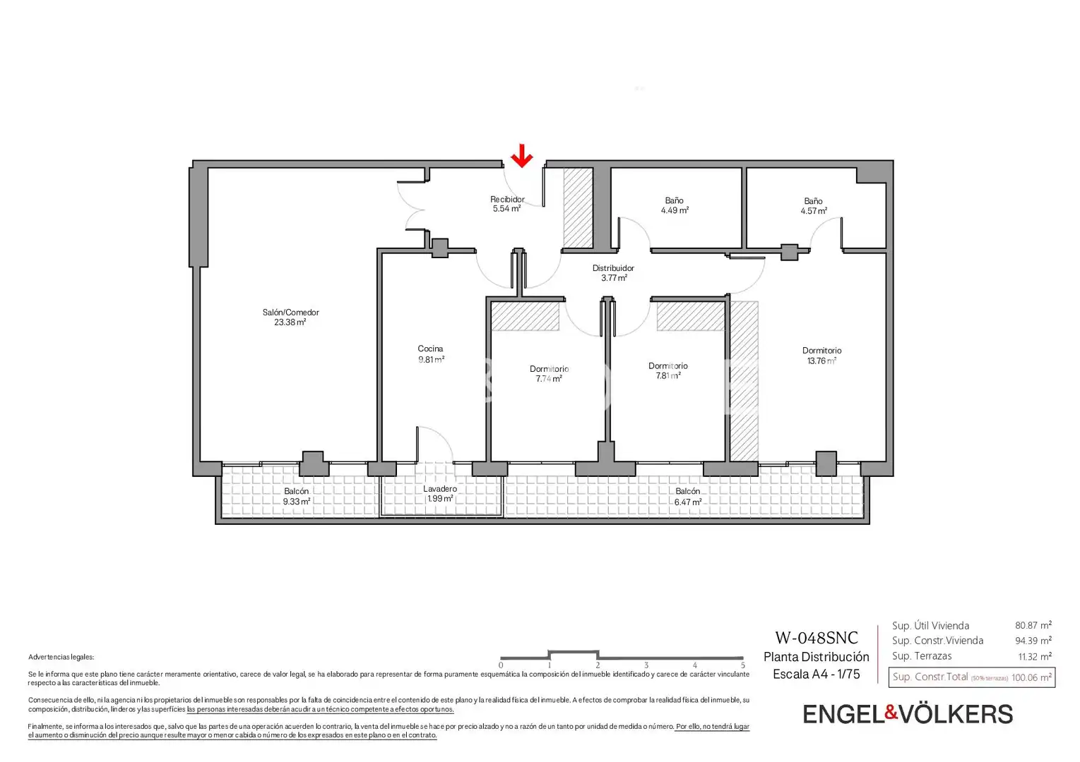 Wohnung zum Verkauf in Valencia mit Klimaanlage, Heizung und Terrasse