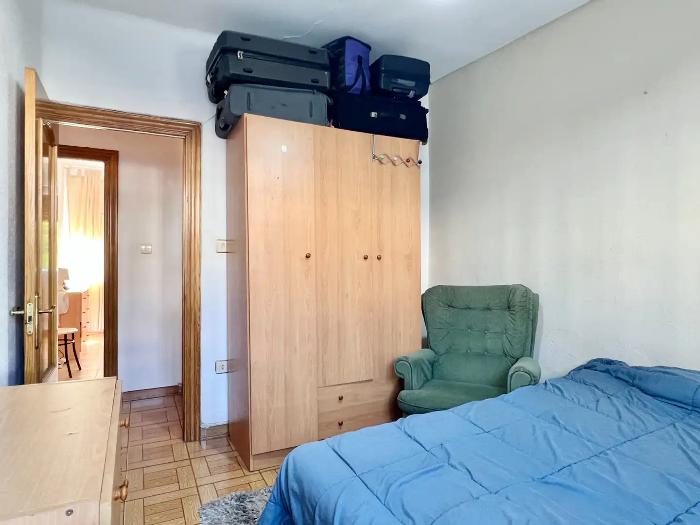 Schlafzimmer von Wohnung zum Verkauf in Vitoria - Gasteiz mit Heizung, Parkett und Terrasse