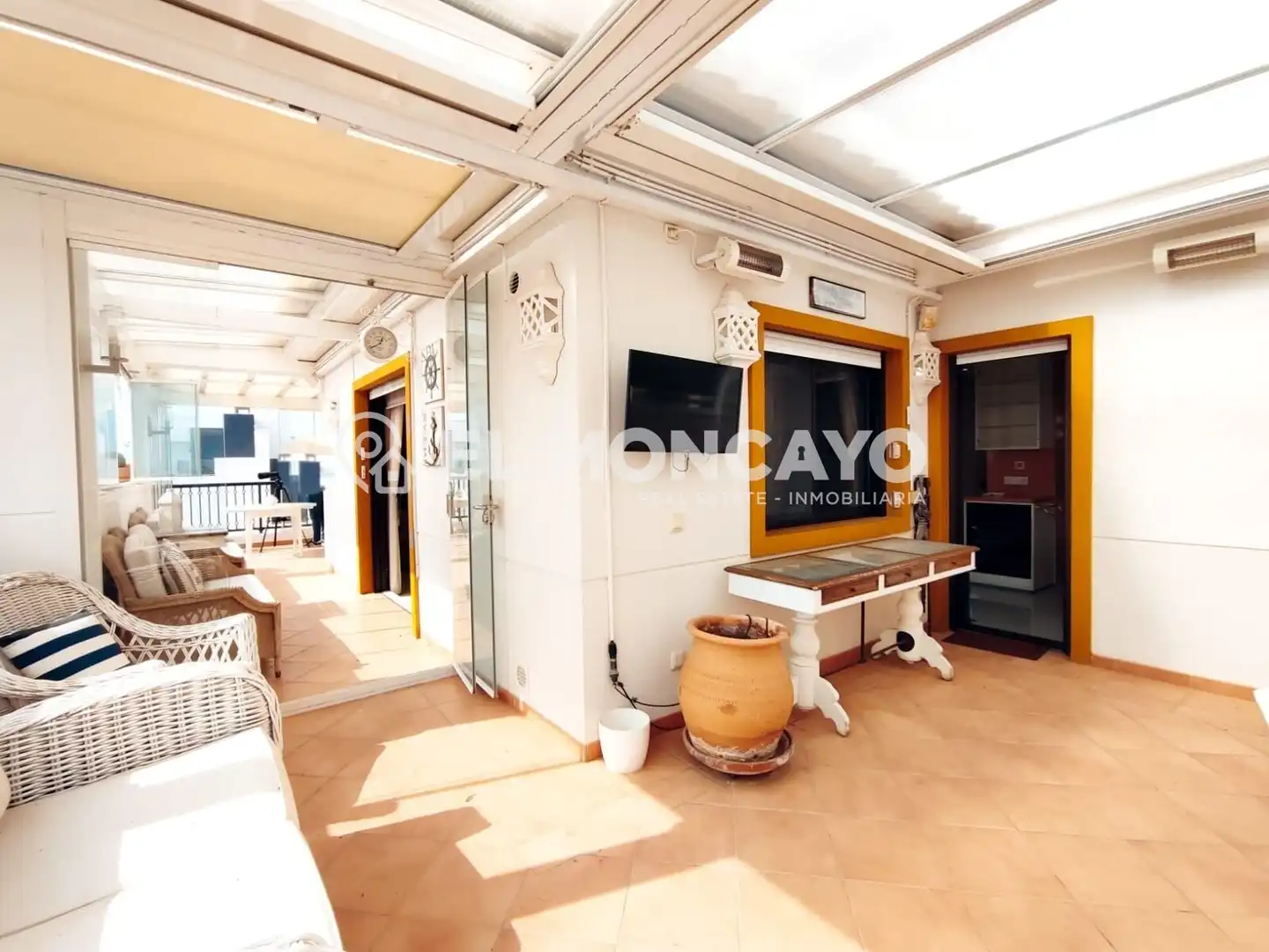 Terraza de Ático en venta en Guardamar del Segura con Aire acondicionado, Calefacción y Jardín privado