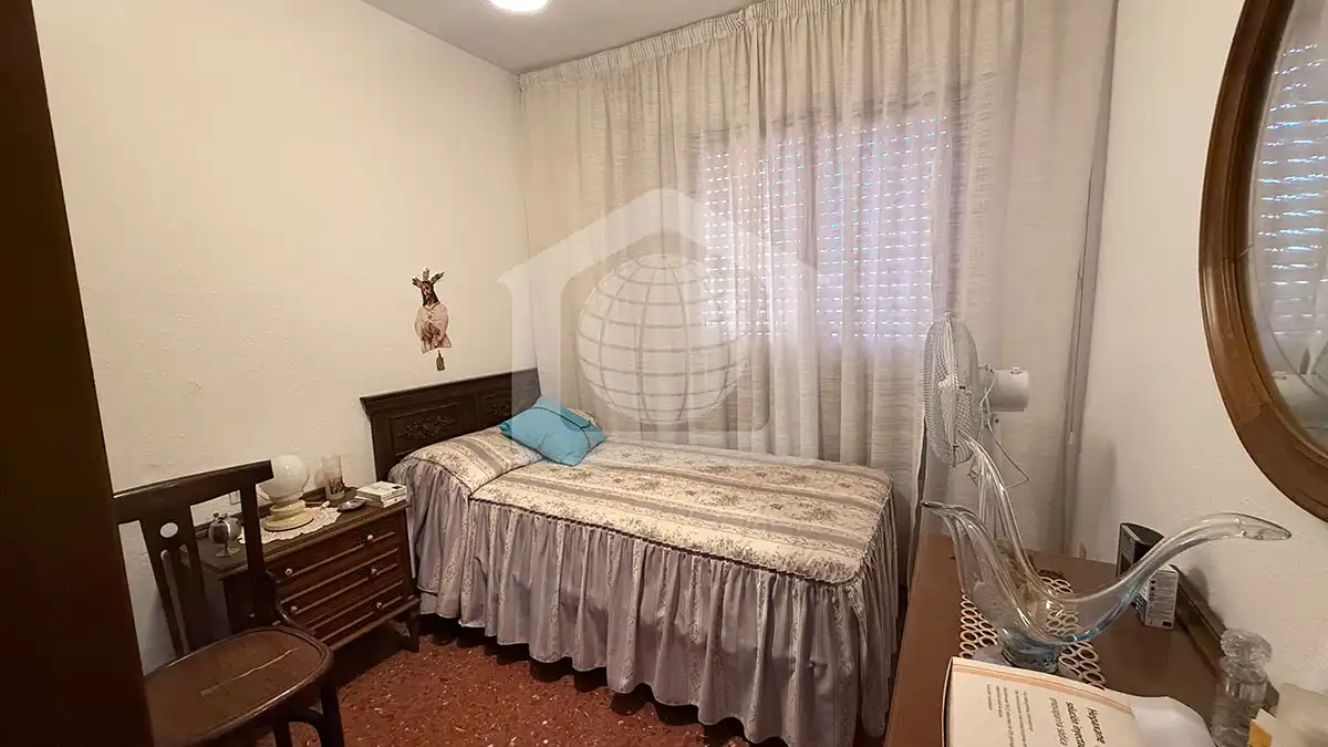 Bedroom of Flat for sale in Málaga  with Terrace and Furnished