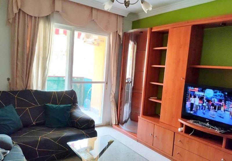 Living room of Flat for rent in Málaga Capital  with Air Conditioner, Heating and Terrace