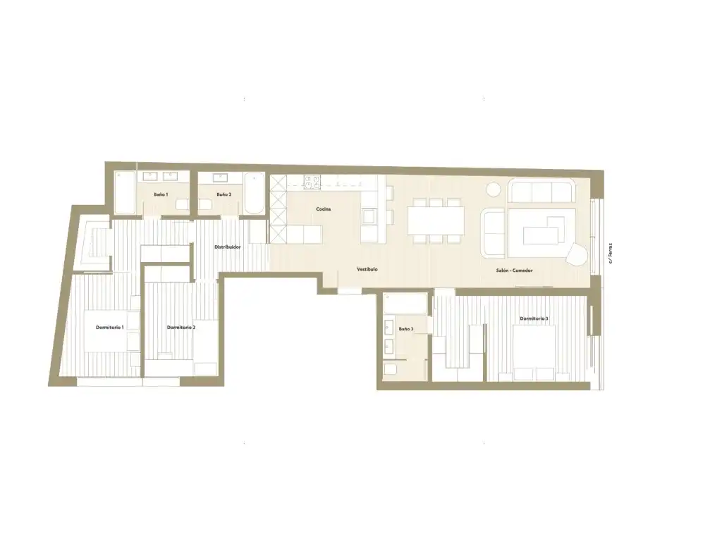 Flat for rent in Madrid, Madrid