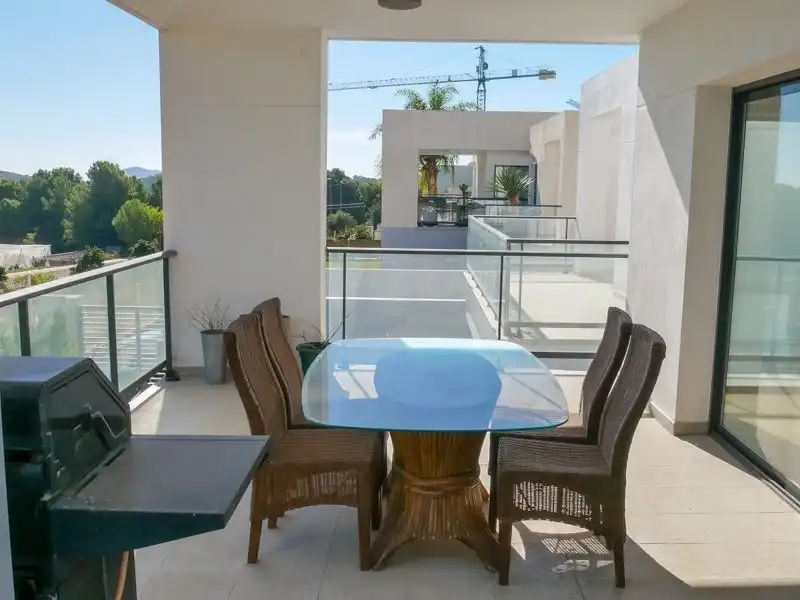 Terrassa de Casa o xalet de lloguer en Polop amb Aire condicionat, Jardí privat i Terrassa