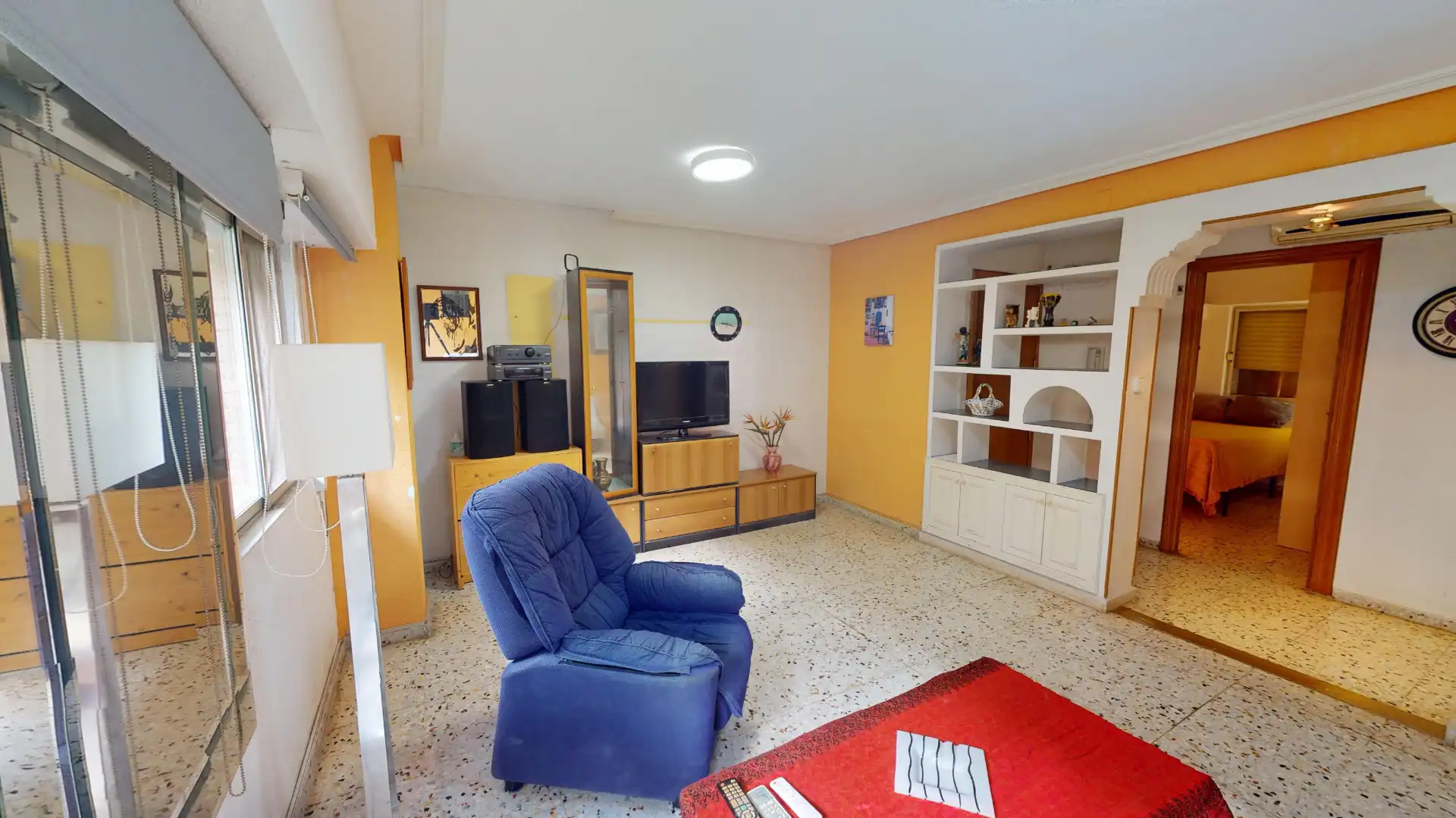 Sala de estar de Piso en venta en Alicante / Alacant con Amueblado