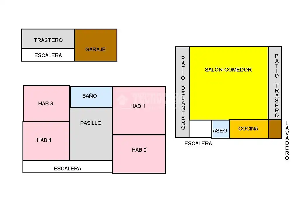 Jardín de Casa adosada en venta en San Roque