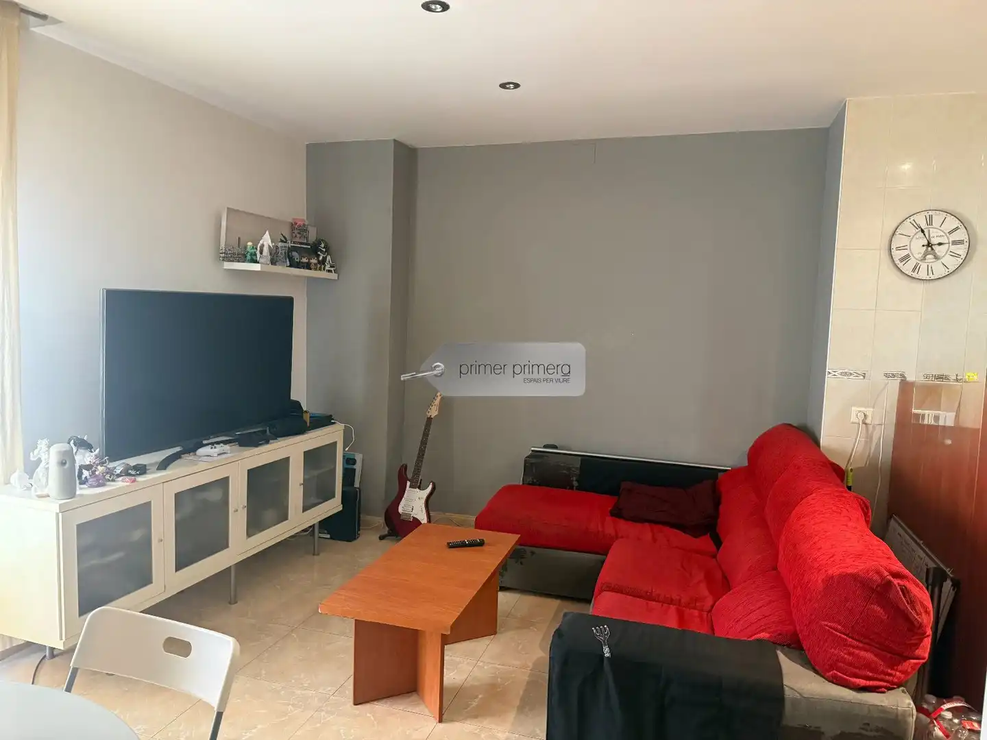 Living room of Flat for sale in Reus  with Heating, Parquet flooring and Terrace