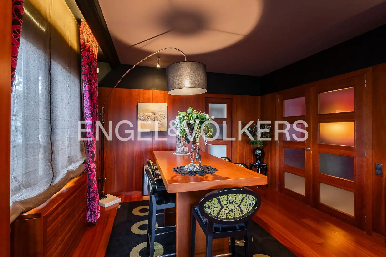 Dining room of Houses for sale in Sant Cugat del Vallès  with Heating, Private garden and Parquet flooring