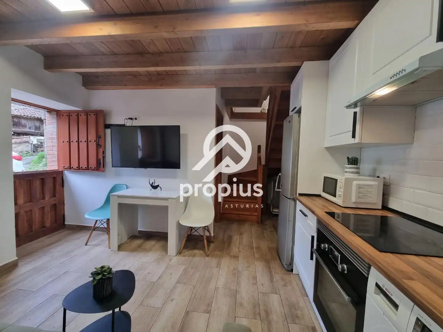 Küche von Einfamilien-Reihenhaus zum Verkauf in Cangas de Onís mit Heizung und Terrasse