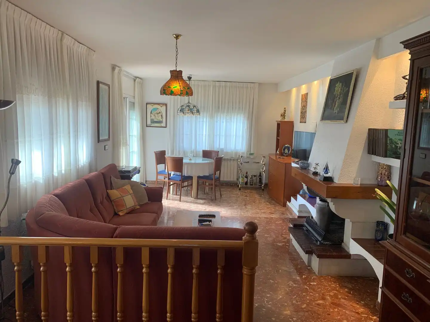 Sala d'estar de Casa o xalet en venda en Torredembarra amb Aire condicionat, Calefacció i Jardí privat