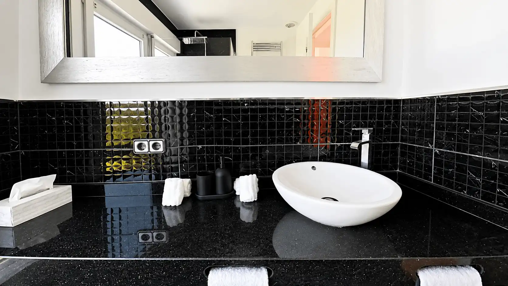 Baño de Ático de alquiler en Sant Llorenç des Cardassar con Aire acondicionado, Terraza y Piscina