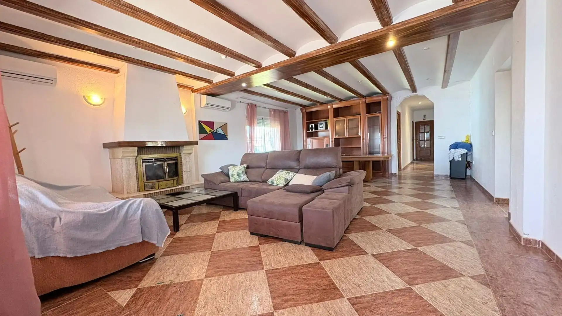 Sala de estar de Finca rústica en venta en Cullera con Aire acondicionado, Jardín privado y Trastero