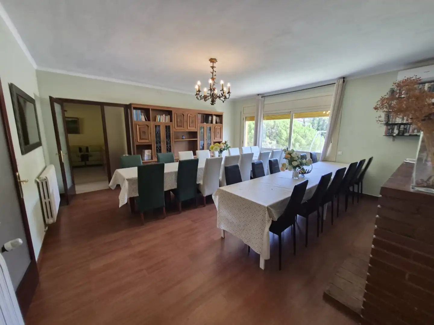 Comedor de Casa o chalet de alquiler en La Llacuna con Aire acondicionado, Calefacción y Jardín privado