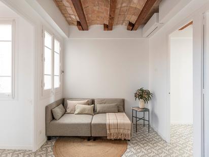 Living room of Attic for sale in  Barcelona Capital  with Air Conditioner and Balcony