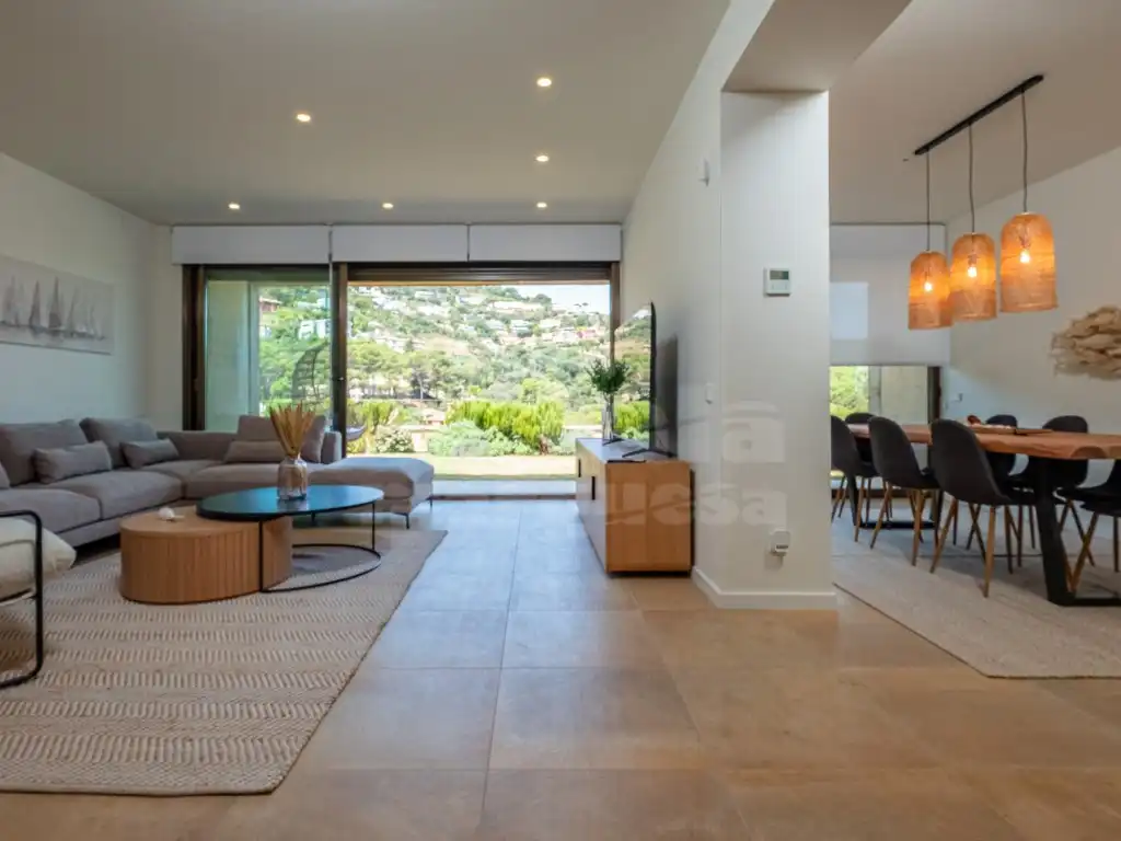 Sala de estar de Apartamento de alquiler en Begur