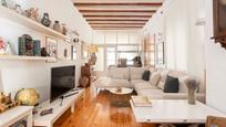 Living room of Apartment for sale in  Barcelona Capital  with Parquet flooring, Terrace and Storage room