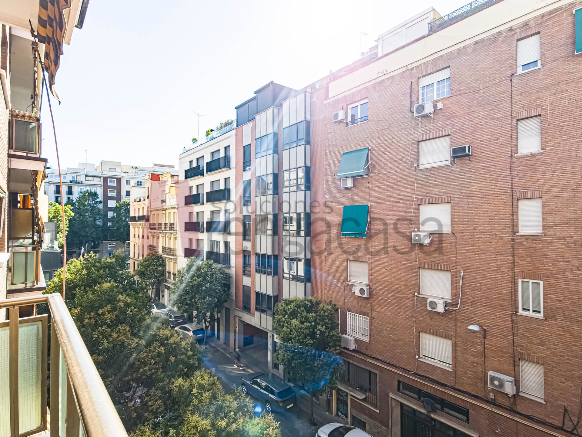 Exterior view of Flat for sale in  Madrid Capital  with Air Conditioner, Heating and Parquet flooring