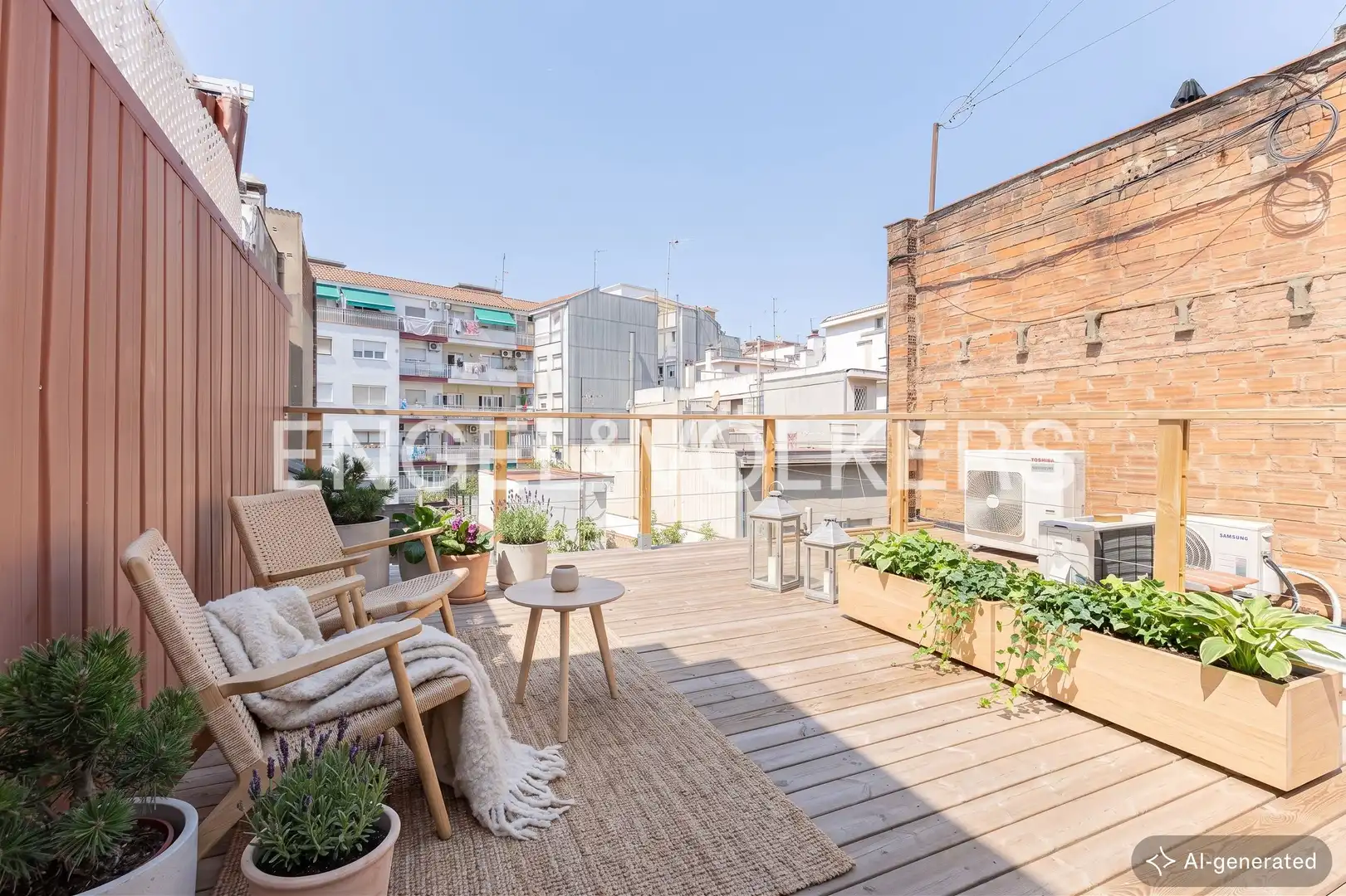Terraza de Casa o chalet en venta en Barcelona con Aire acondicionado, Calefacción y Jardín privado