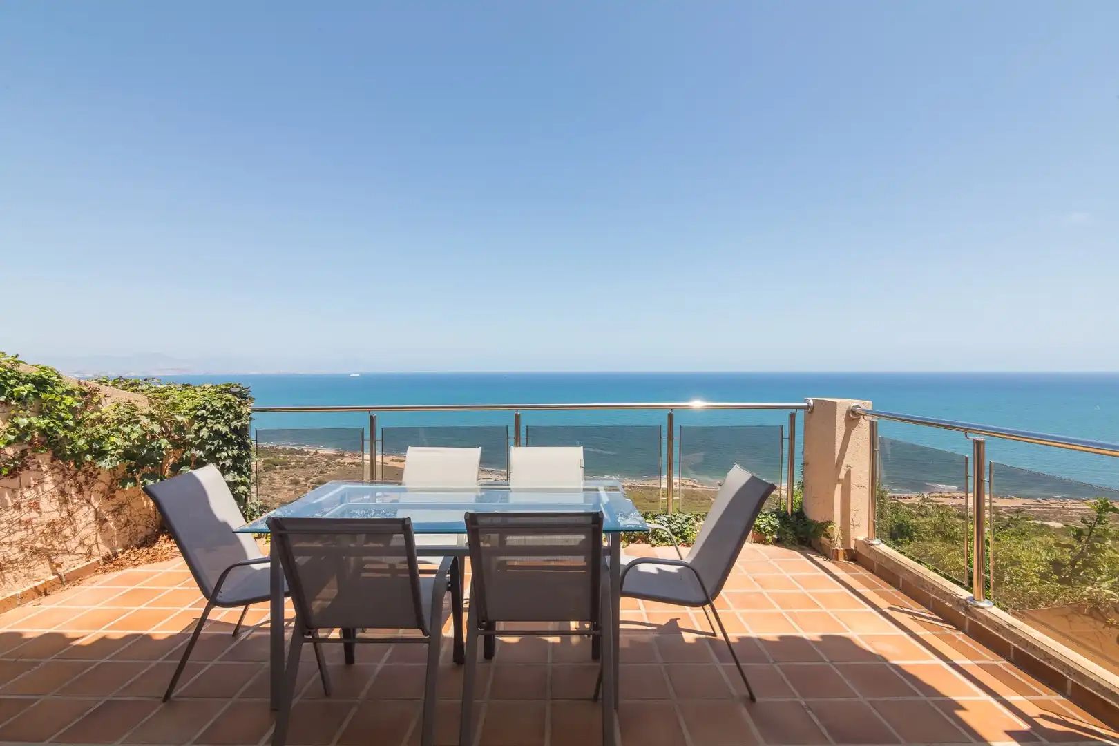 Terrace of Houses for rent in Santa Pola  with Air Conditioner, Heating and Private garden