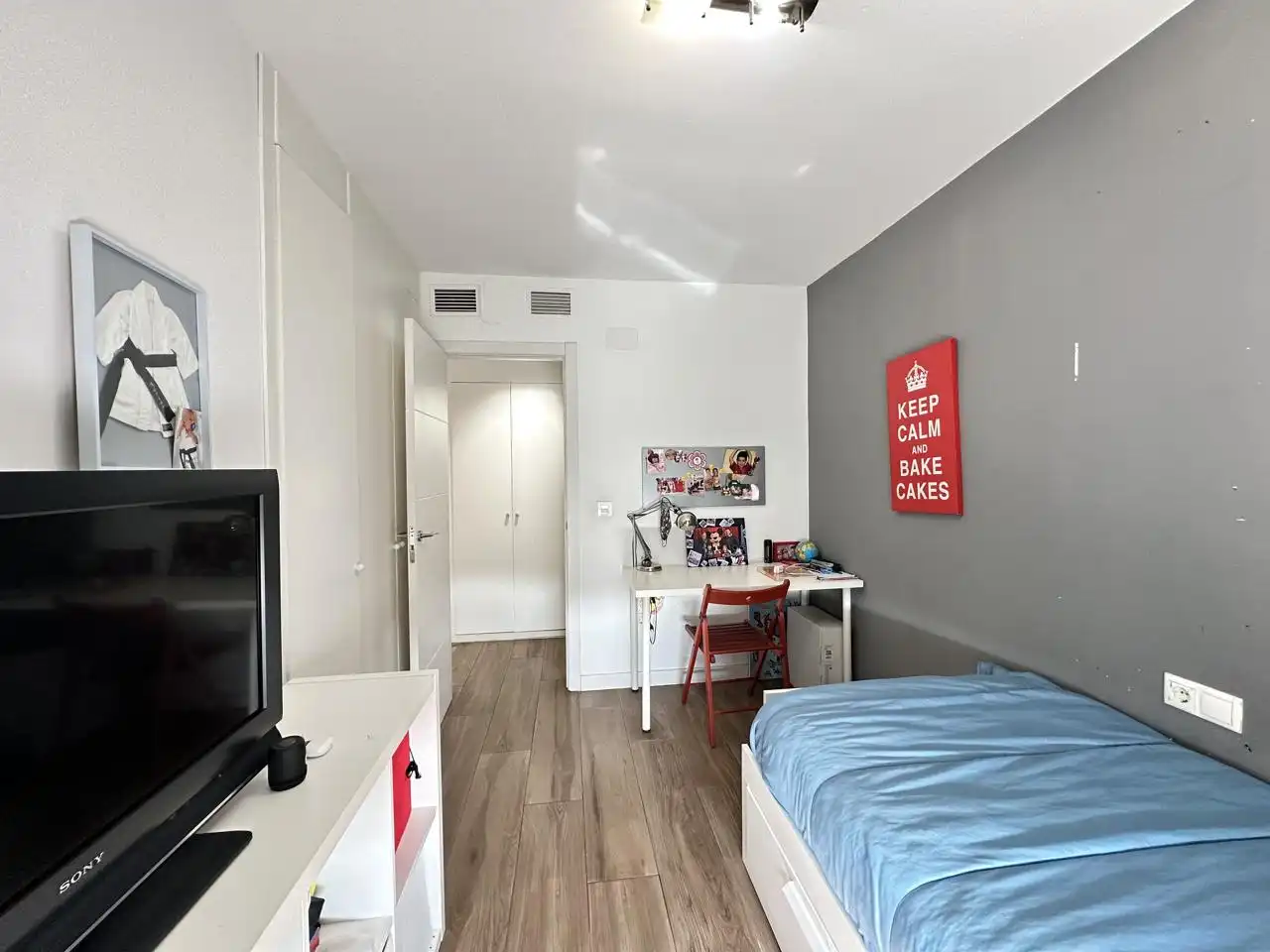 Bedroom of Flat for sale in Alicante / Alacant  with Air Conditioner, Parquet flooring and Storage room