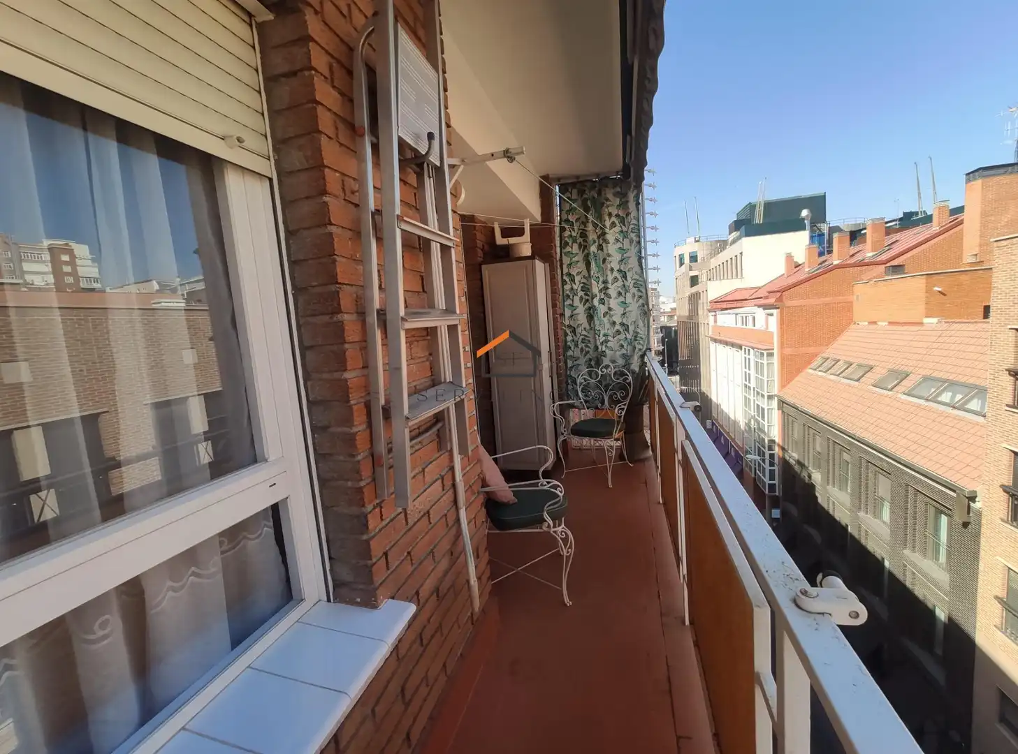 Terraza de Piso de alquiler en Madrid con Aire acondicionado, Calefacción y Parquet