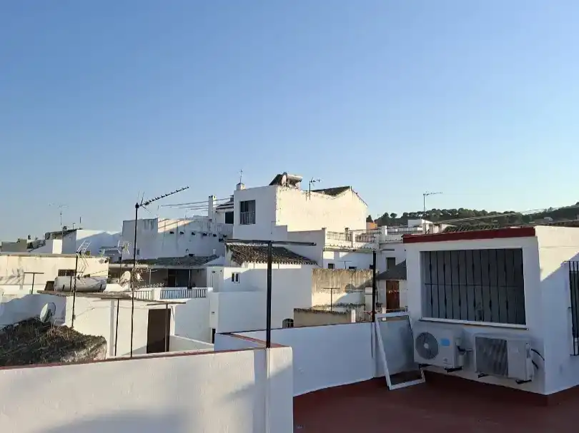 Vista exterior de Pis en venda en Bornos amb Aire condicionat, Jardí privat i Moblat