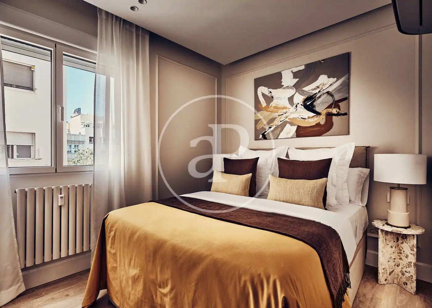 Bedroom of Flat for sale in Madrid  with Air Conditioner, Heating and Terrace