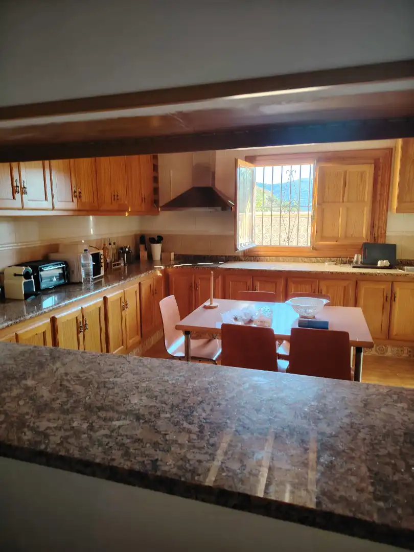 Cuina de Finca rústica en venda en Dalías amb Aire condicionat, Jardí privat i Terrassa
