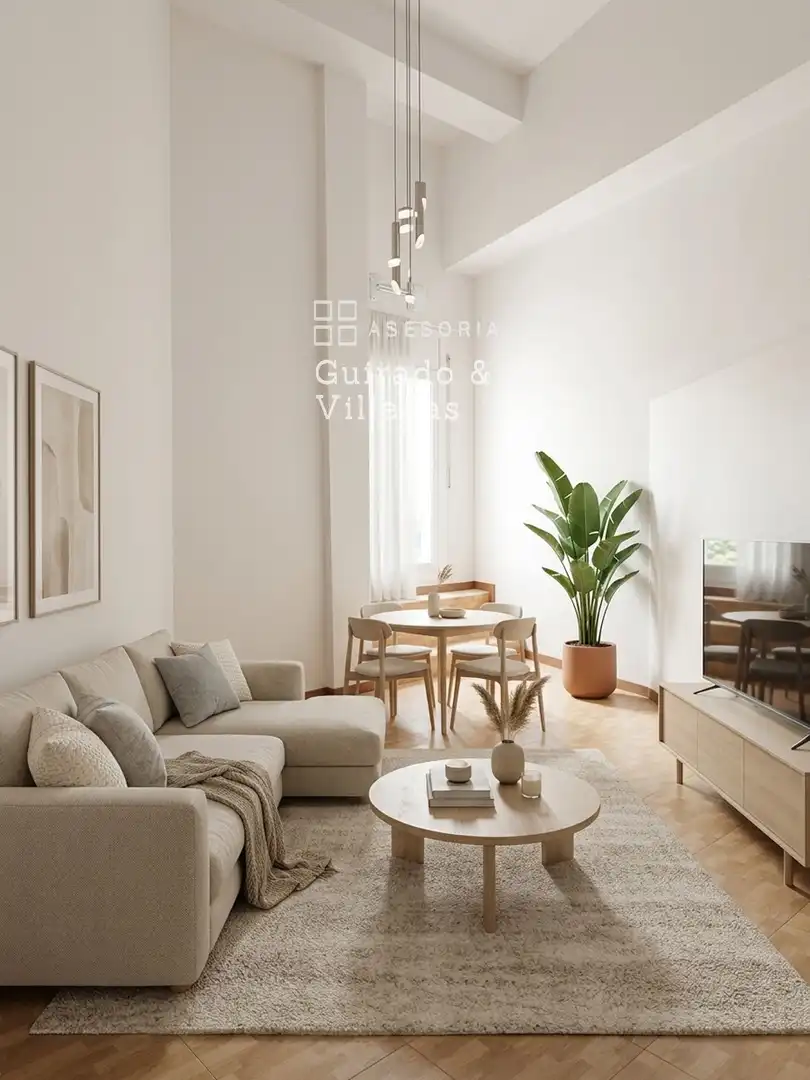 Sala de estar de Dúplex en venta en Terrassa con Terraza y Alarma
