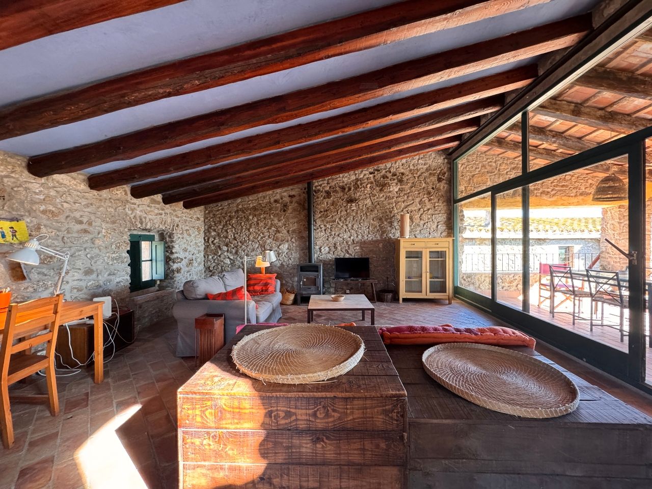Sala d'estar de Casa o xalet en venda en Ultramort amb Terrassa, Traster i Forn