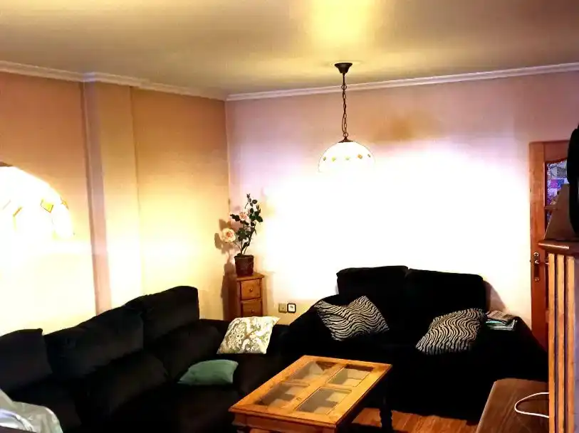 Living room of Flat for rent in Santa Pola  with Air Conditioner, Furnished and Balcony