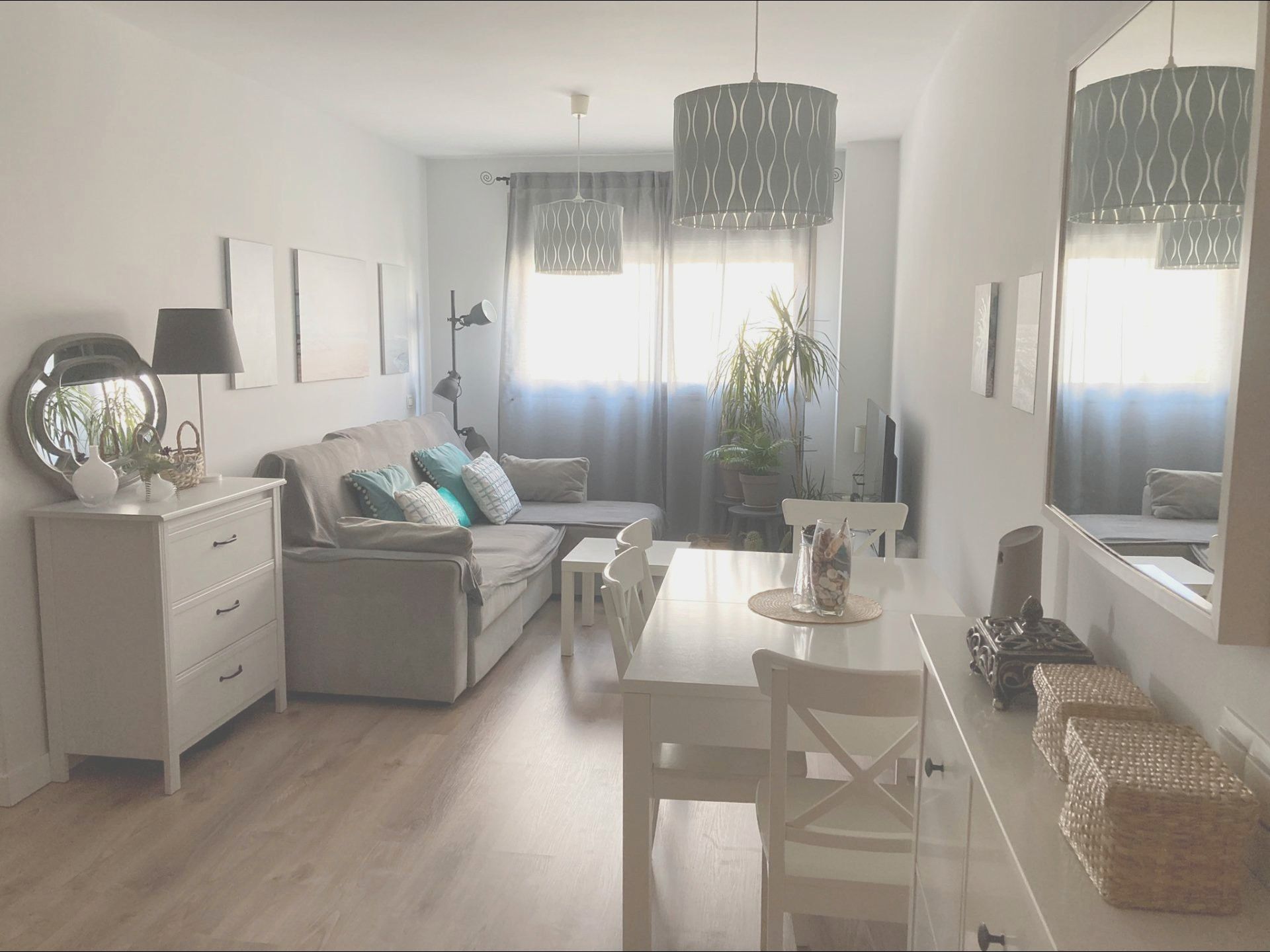Sala d'estar de Pis en venda en Málaga Capital amb Aire condicionat i Piscina comunitària