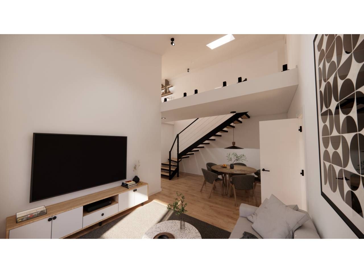 Sala d'estar de Dúplex en venda en Sant Vicenç de Castellet amb Aire condicionat, Calefacció i Parquet