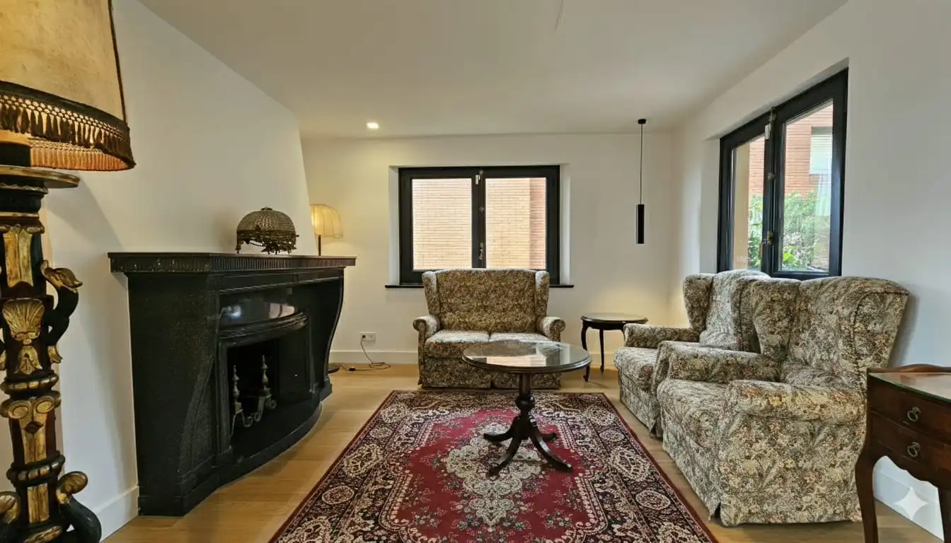 Sala de estar de Casa o chalet en venta en Barcelona con Aire acondicionado, Calefacción y Jardín privado