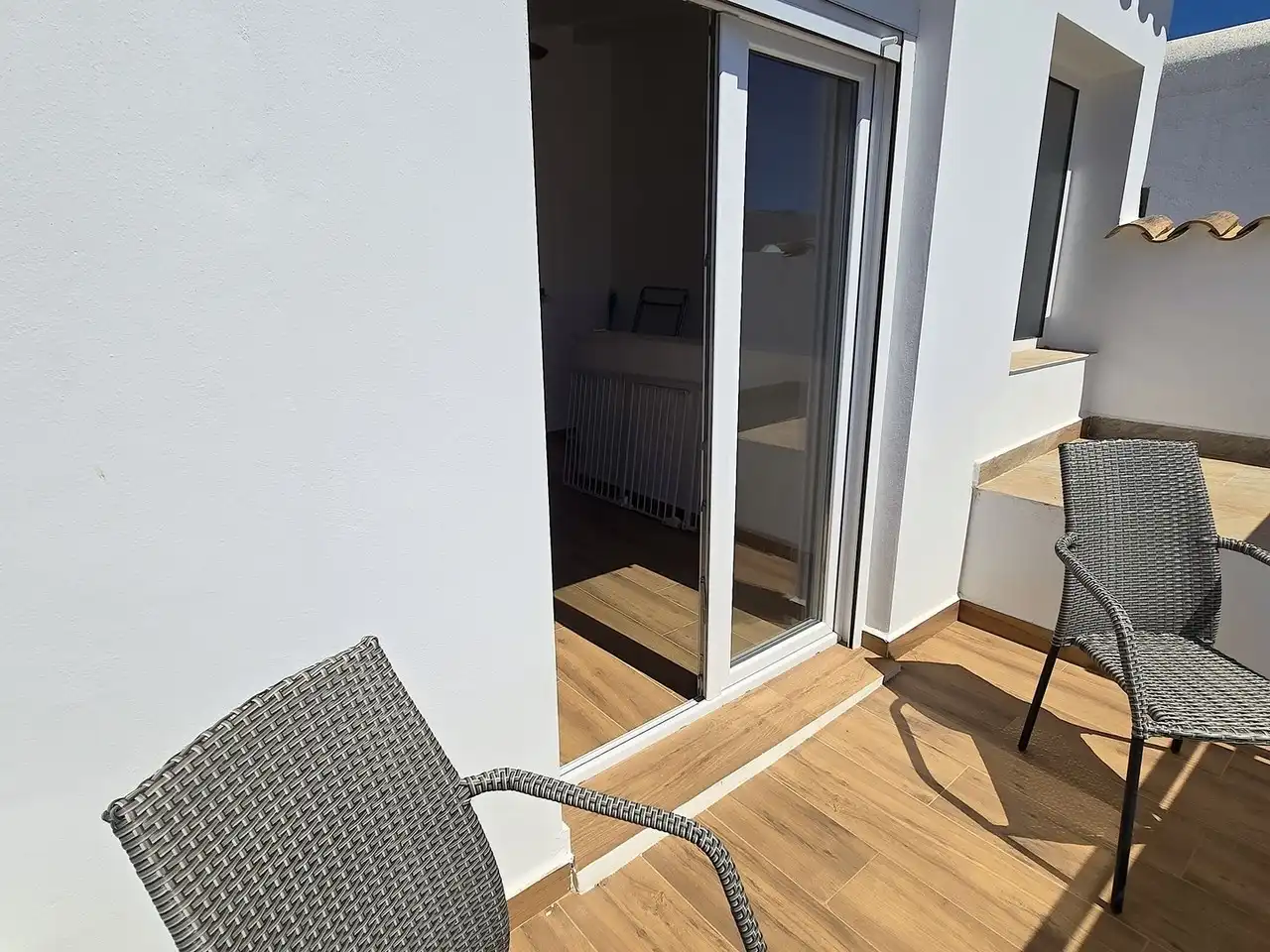 Balcony of Houses for sale in Mojácar  with Air Conditioner, Terrace and Swimming Pool