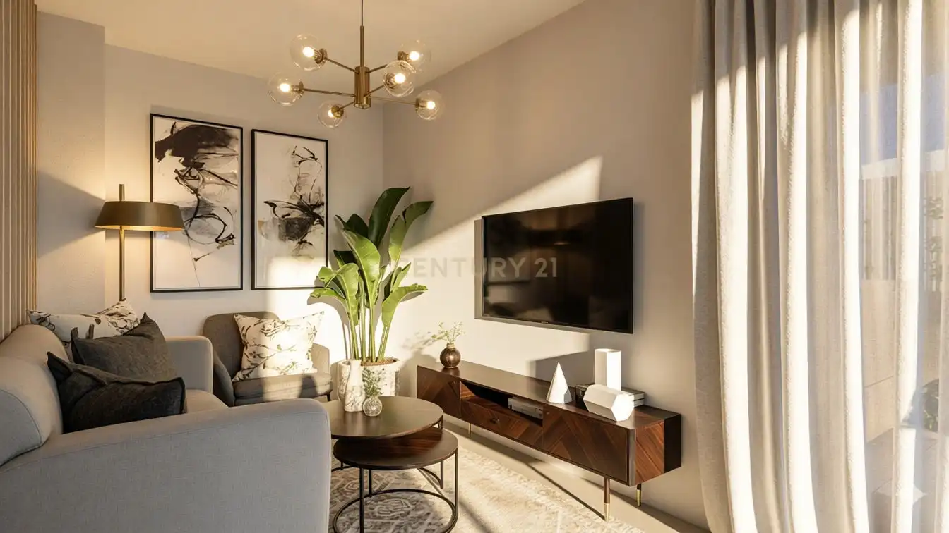 Sala de estar de Casa o chalet en venta en Málaga con Aire acondicionado, Trastero y Piscina