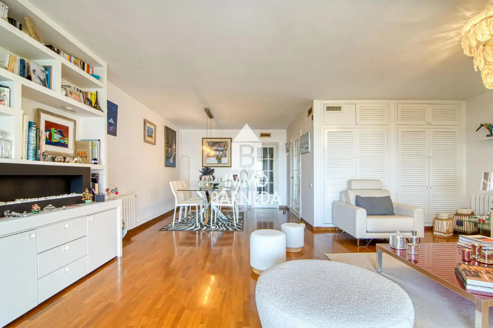Wohnzimmer von Wohnung zum Verkauf in Roses mit Heizung, Terrasse und Schwimmbad