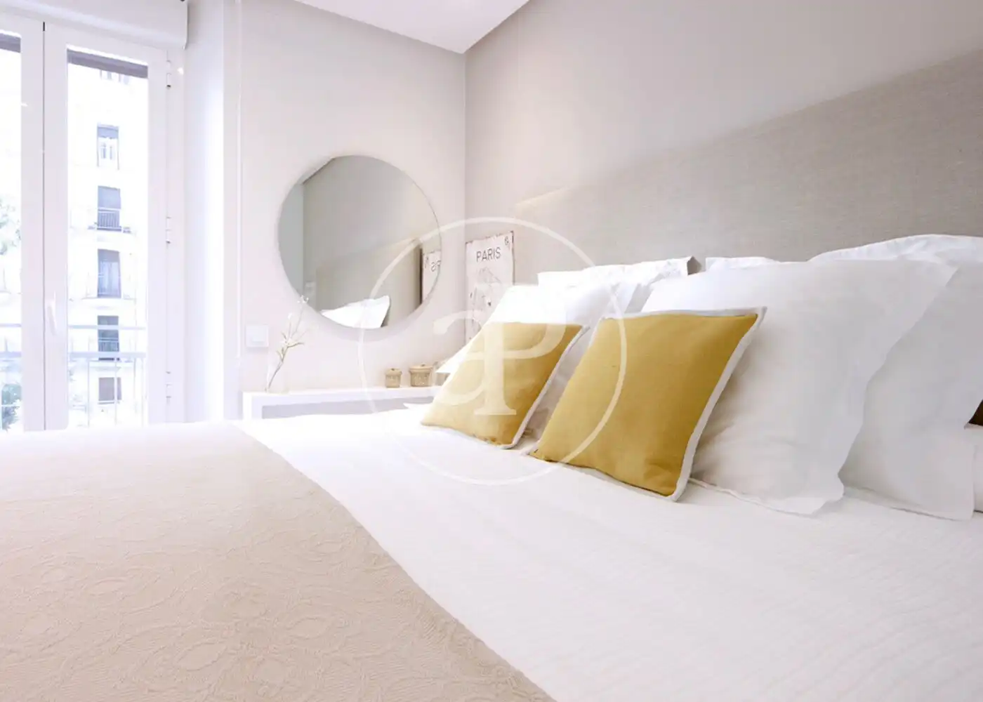 Bedroom of Flat for rent in Barrio de Salamanca