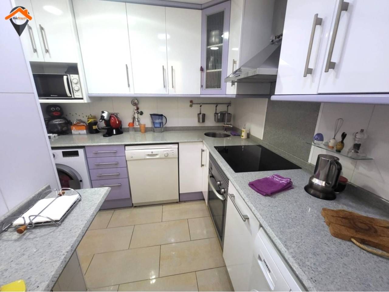 Kitchen of Flat for sale in Sabadell  with Air Conditioner, Heating and Parquet flooring