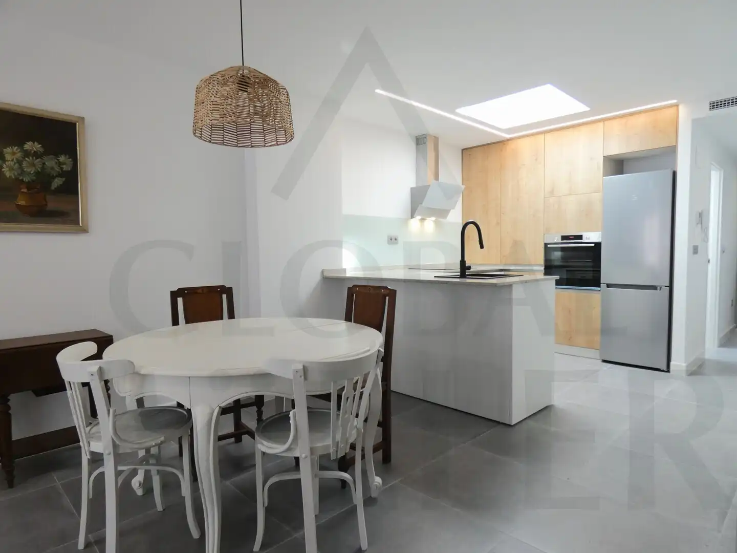 Cocina de Piso de alquiler en Cartagena con Aire acondicionado, Amueblado y Horno