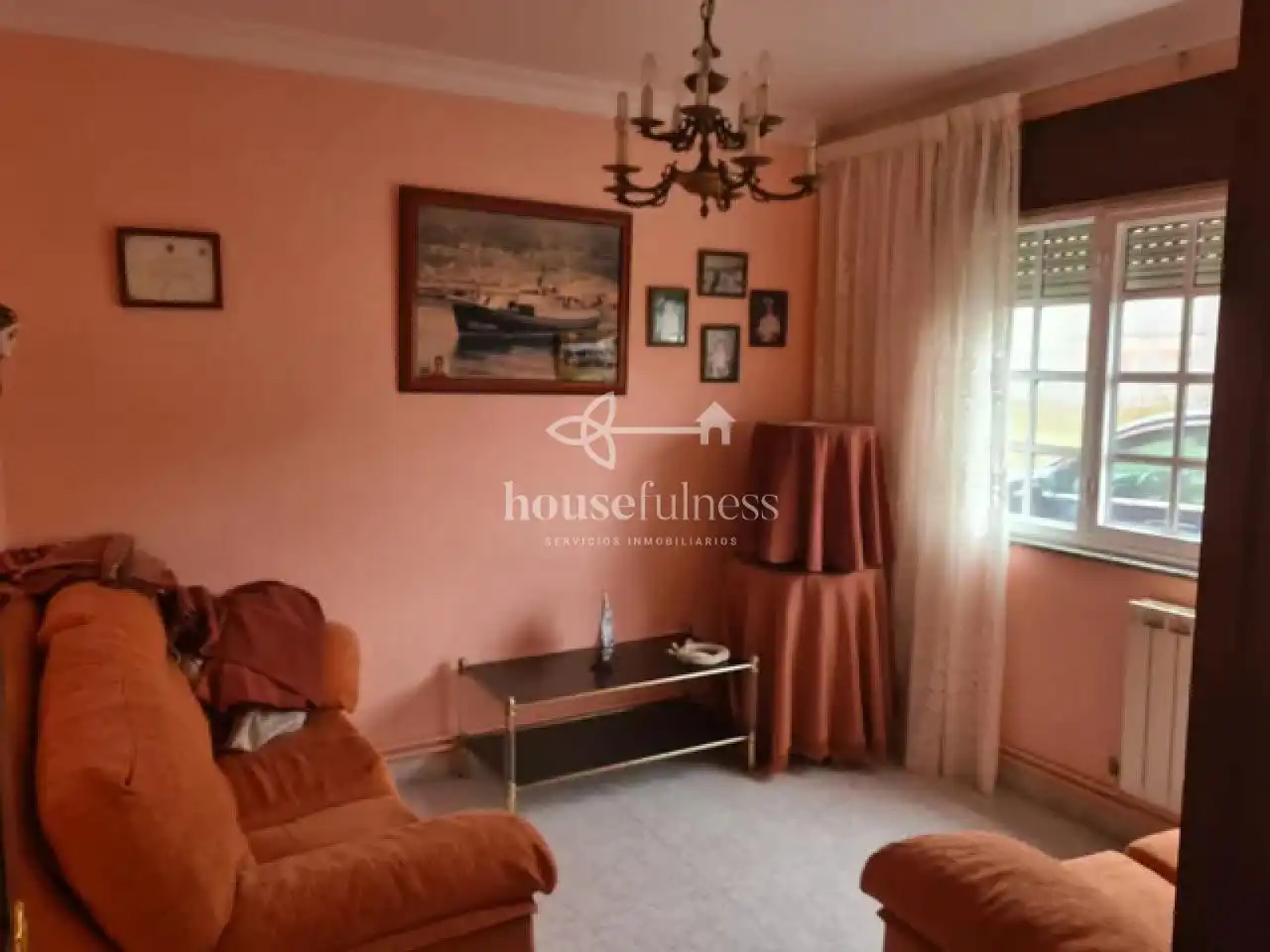 Living room of Duplexes for sale in Cariño  with Heating, Terrace and Furnished