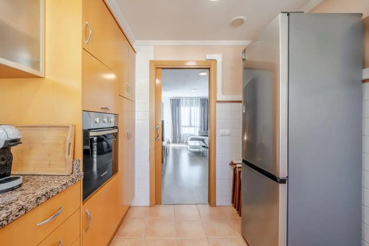Kitchen of Flat for sale in Dénia  with Air Conditioner, Heating and Storage room