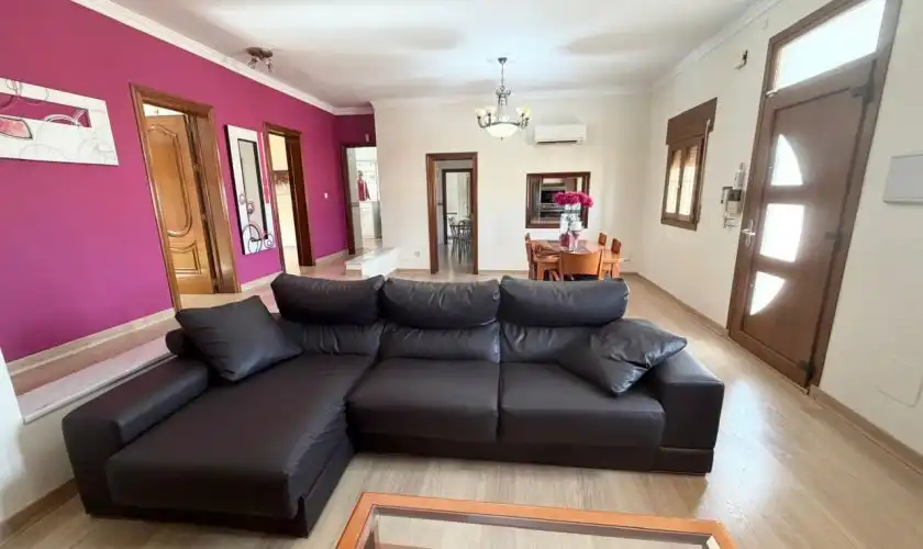 Wohnzimmer von Haus oder Chalet zum Verkauf in Carboneras mit Klimaanlage, Heizung und Privatgarten