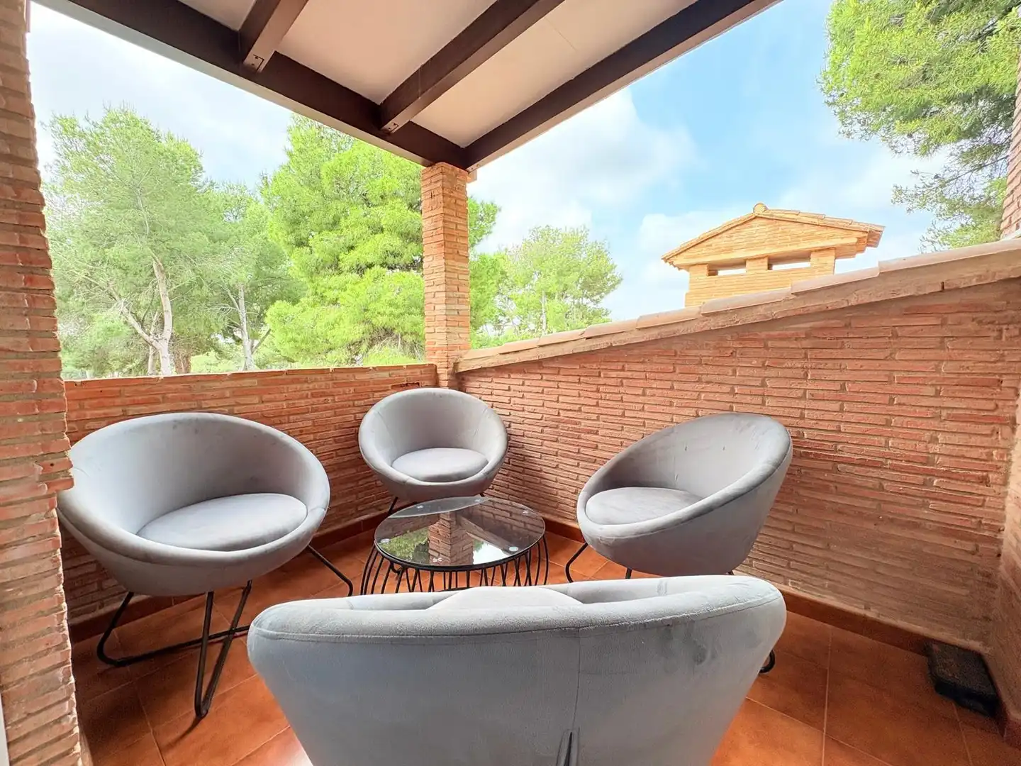 Terraza de Casa o chalet en venta en Alfinach - Los Monasterios