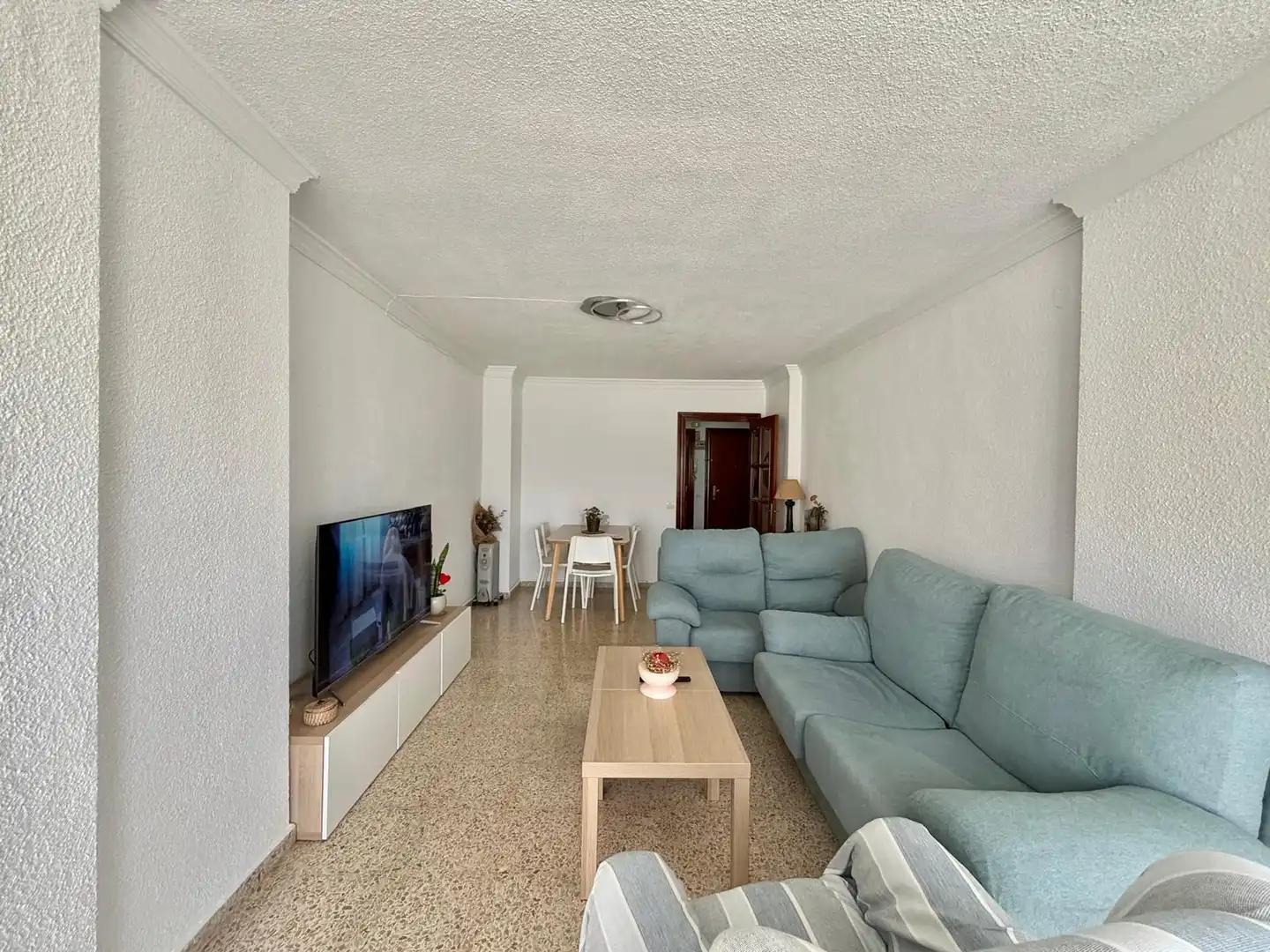 Sala de estar de Piso en venta en Málaga con Terraza y Balcón