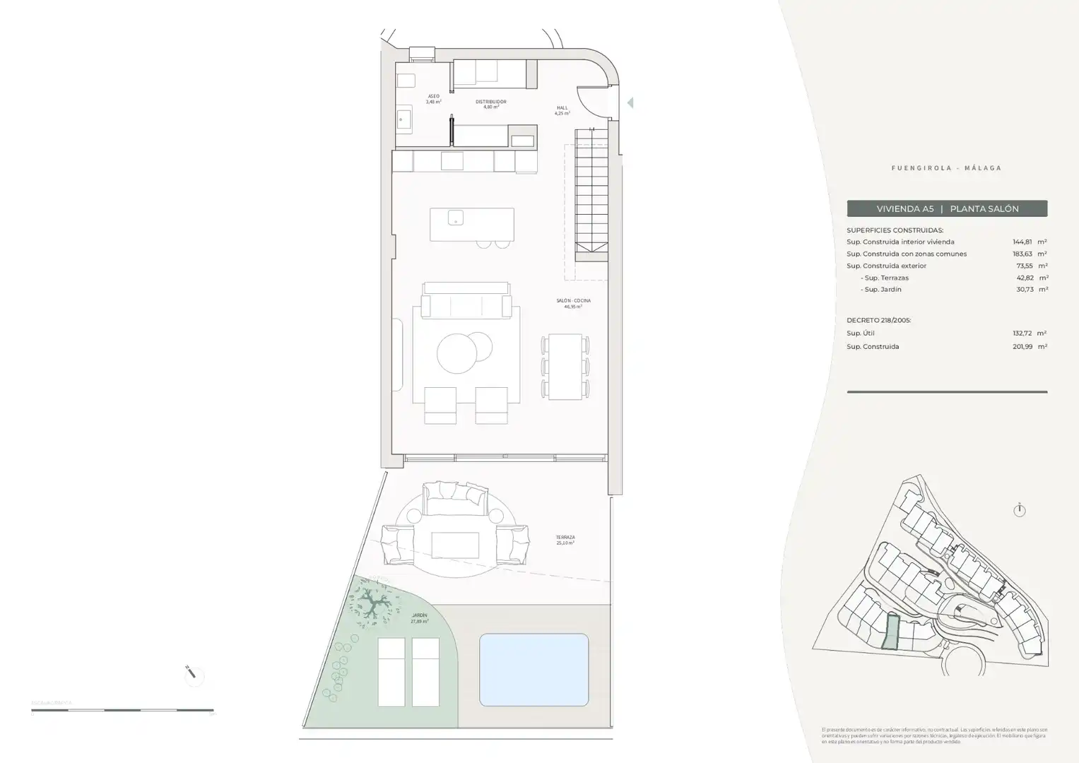 Casa a schiera di nuova costruzione con piscina in vendita a Avenida Fuengirola 1, imagen 2