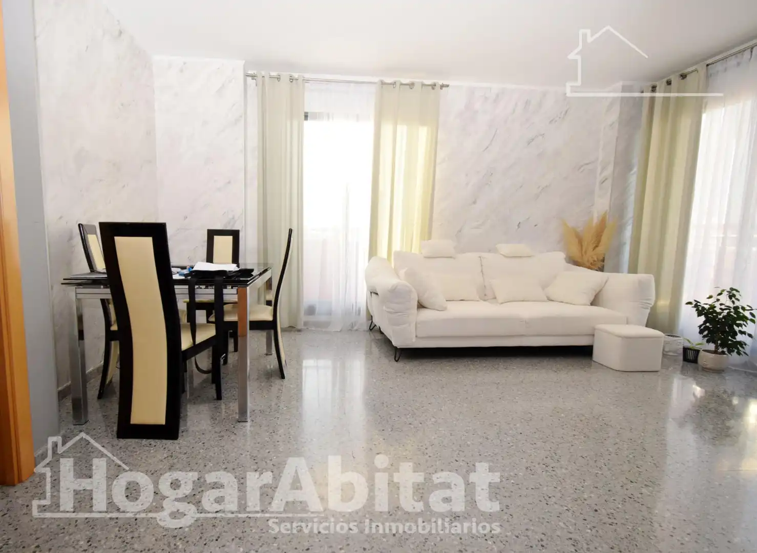 Sala de estar de Piso en venta en Alfafar con Aire acondicionado, Calefacción y Terraza
