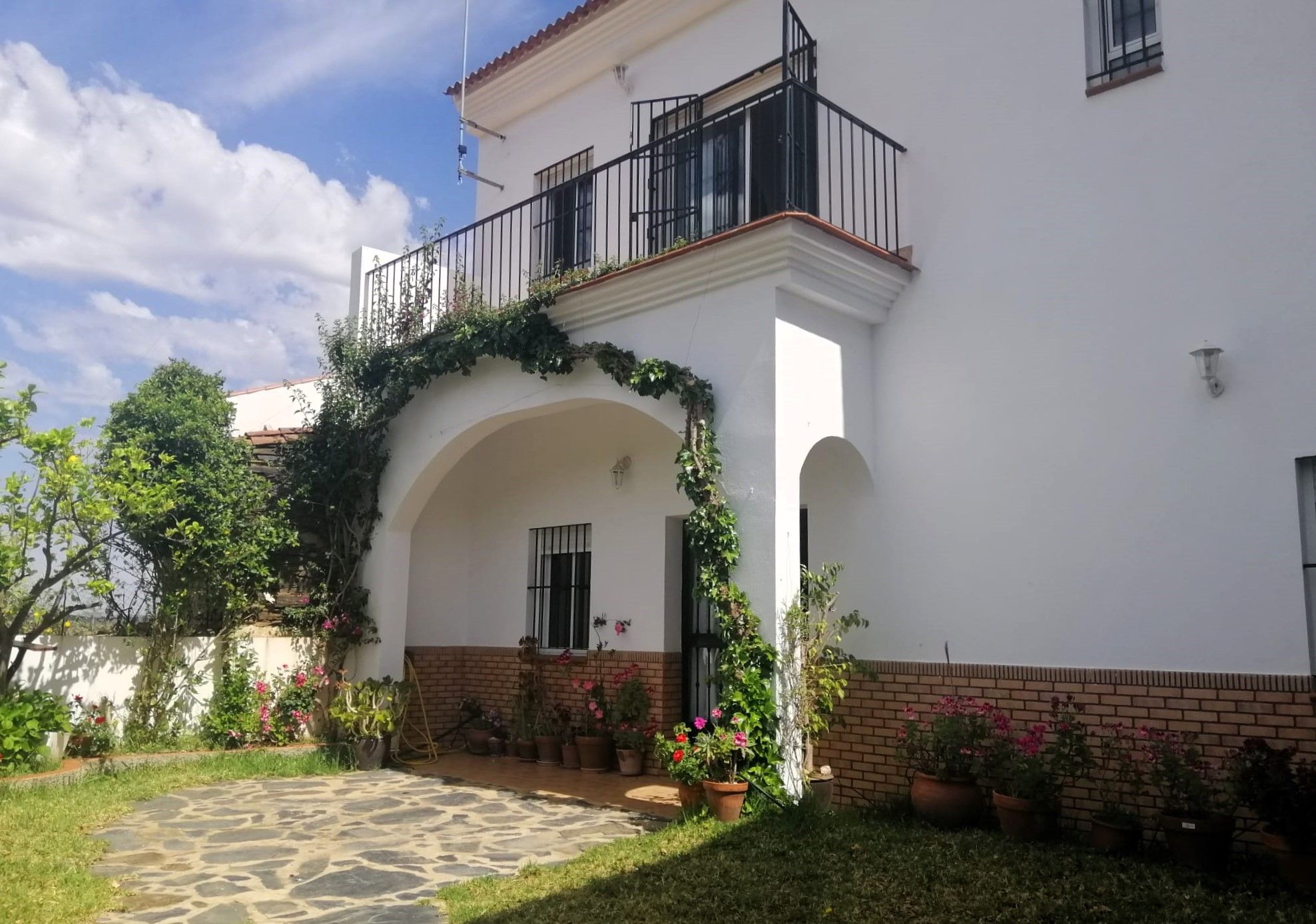 Jardí de Casa o xalet en venda en Zalamea la Real amb Jardí privat i Moblat