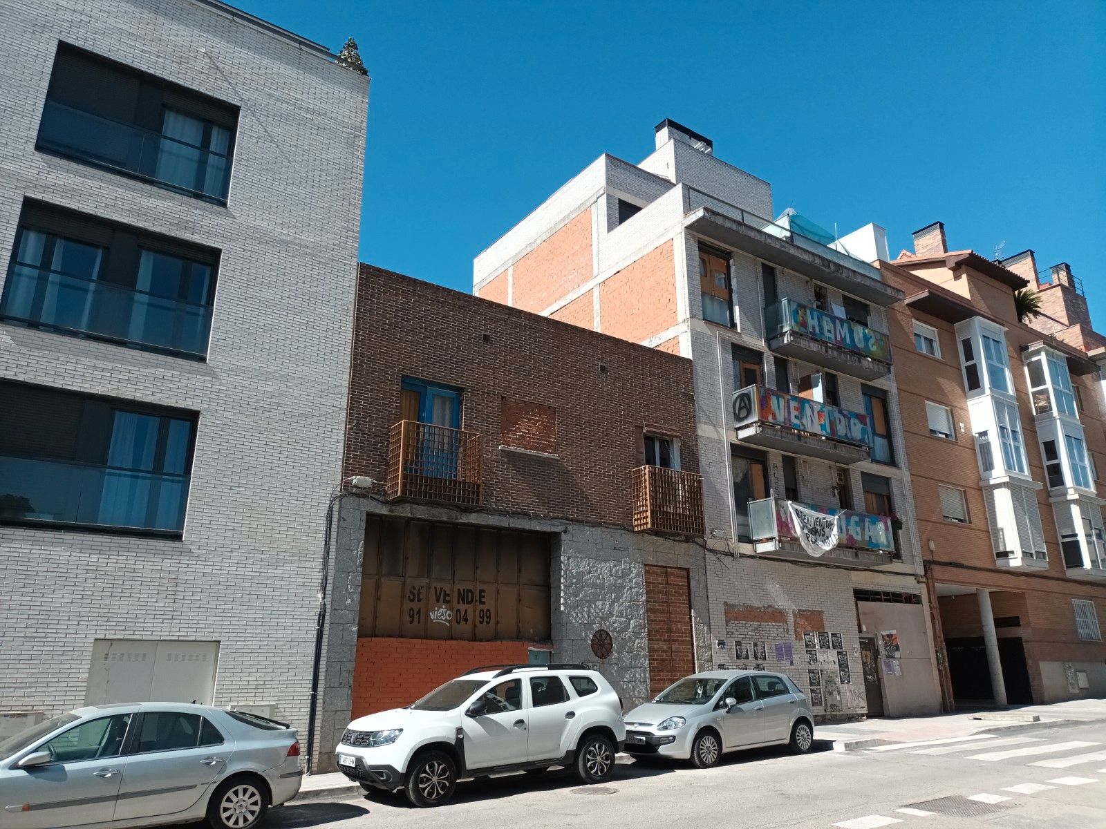 Vista exterior de Casa adosada en venda en  Madrid Capital