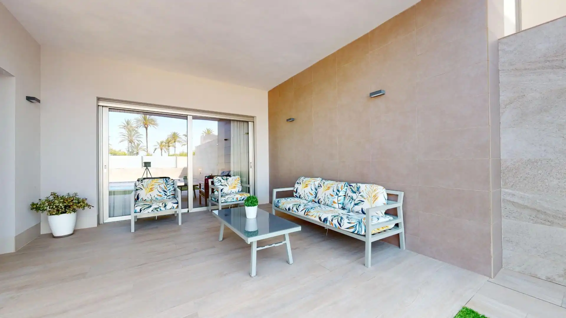 Terrasse von Haus oder Chalet zum Verkauf in San Pedro del Pinatar mit Klimaanlage, Heizung und Privatgarten