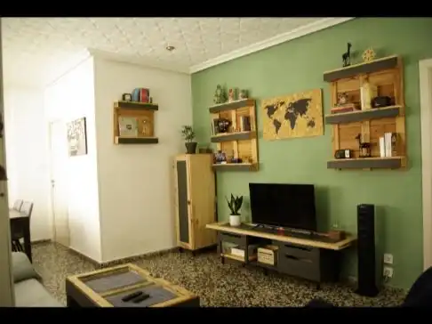 Sala de estar de Piso para compartir en Valencia con Aire acondicionado, Calefacción y Amueblado